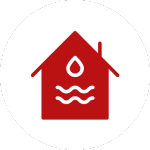 water in house icon