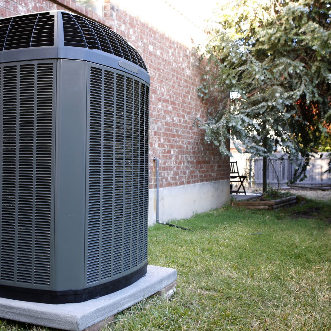 an outdoor ac unit
