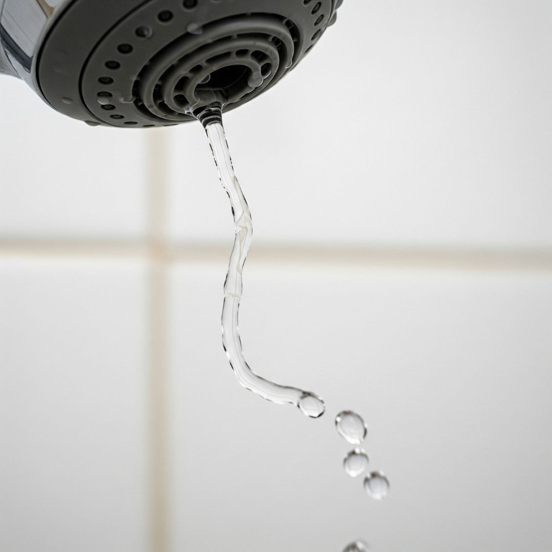 A showerhead with low water pressure