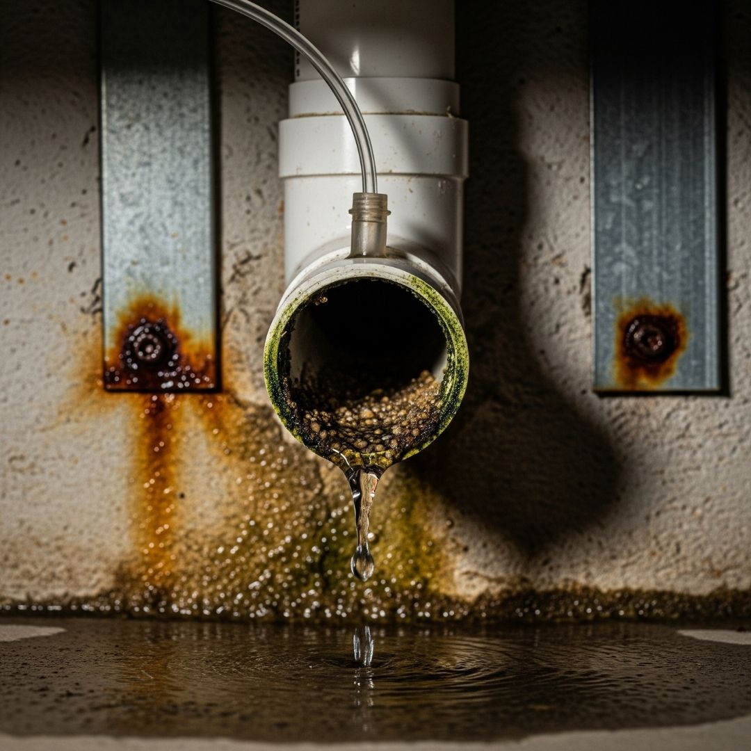 clogged drain